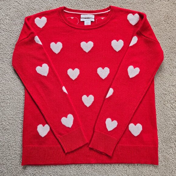 Christian Siriano Sweaters - NWOT Christian Siriano 100% Cashmere Heart Sweater